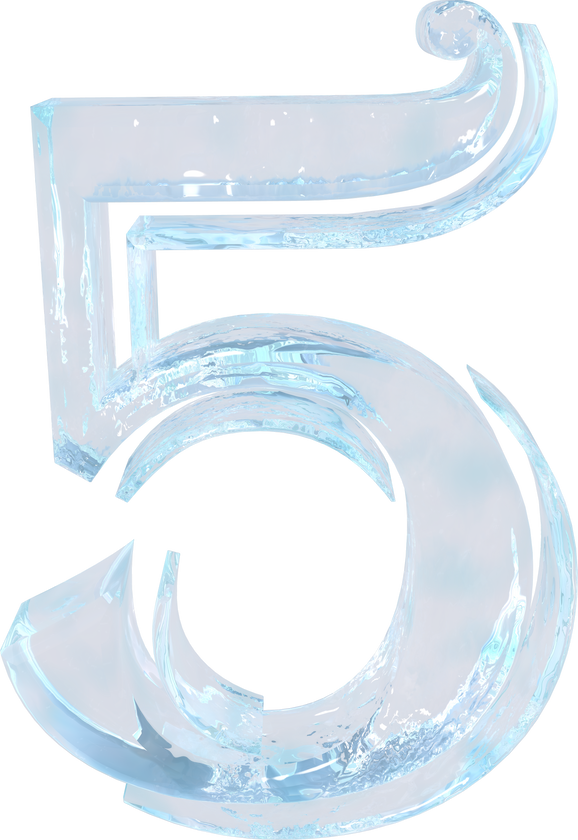 3D Ice Number 5