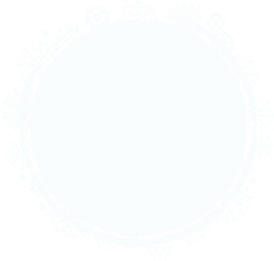  Snowflakes Wreath Frame Illustration 